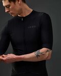 LE COL Kurzarm Fahrradtrikot - PRO AERO - Schwarz