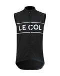 LE COL Fahrradweste - SPORT LOGO GILET - Weiß/Schwarz