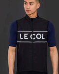 LE COL Fahrradweste - SPORT LOGO GILET - Weiß/Schwarz