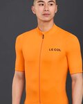 LE COL Kurzarm Fahrradtrikot - HORS CATEGORIE II - Orange