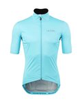 LE COL Kurzarm Fahrradtrikot - PRO RAIN - Hellblau