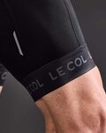 LE COL Kurze Fahrradhose mit Trägern - SPORT - Schwarz