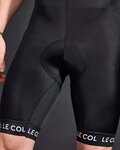 LE COL Kurze Fahrradhose mit Trägern - SPORT - Weiß/Schwarz