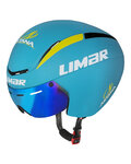 LIMAR Fahrradhelm - SPEED KING - Gelb/Hellblau