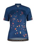 MALOJA Kurzarm Fahrradtrikot - TRECIMEM. 1/2 LADY - Blau