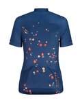 MALOJA Kurzarm Fahrradtrikot - TRECIMEM. 1/2 LADY - Blau