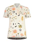 MALOJA Kurzarm Fahrradtrikot - GANESM. AOP 1/2 LADY - Beige