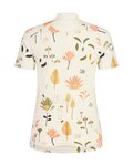 MALOJA Kurzarm Fahrradtrikot - GANESM. AOP 1/2 LADY - Beige