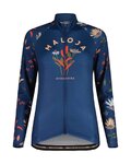 MALOJA Langarm Fahrradtrikot für den Sommer - GANESM. 1/1 LADY - Blau