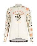 MALOJA Langarm Fahrradtrikot für den Sommer - GANESM. 1/1 LADY - Beige