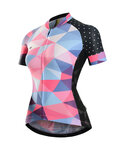 MONTON Kurzarm Fahrradtrikot - BREEZE LADY - Rosa/Hellblau