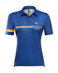 MONTON Kurzarm Fahrrad-Shirt - HOT WIND LADY - Blau