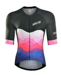 MONTON Kurzarm Fahrradtrikot - EASE - Schwarz/Rosa