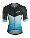 MONTON Kurzarm Fahrradtrikot - EASE - Schwarz/Blau