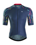 MONTON Kurzarm Fahrradtrikot - LANES - Blau