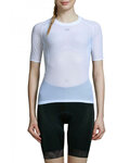 MONTON Kurzarm Fahrrad-Shirt - BRIMLESS LADY - Weiß