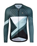 MONTON Langarm Fahrradtrikot für den Sommer - SPACETIME SUMMER - Grün