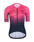 MONTON Kurzarm Fahrradtrikot - CHOZE LADY - Blau/Rosa