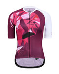 MONTON Kurzarm Fahrradtrikot - FLAMINGO LADY - Rosa/Weiß