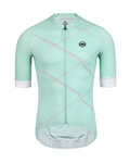 MONTON Kurzarm Fahrradtrikot - CHECKER - Hellblau
