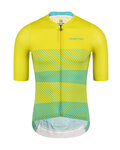 MONTON Kurzarm Fahrradtrikot - SUU - Hellblau/Gelb