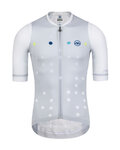 MONTON Kurzarm Fahrradtrikot - BLINKY - Grau