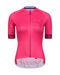 MONTON Kurzarm Fahrradtrikot - VERVE LADY - Rot/Rosa