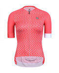 MONTON Kurzarm Fahrradtrikot - DIVERSION LINE LADY - Rosa