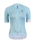 MONTON Kurzarm Fahrradtrikot - DIVERSION LINE LADY - Hellblau