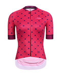 MONTON Kurzarm Fahrradtrikot - LADYBUG LADY - Rot/Rosa