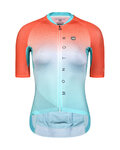 MONTON Kurzarm Fahrradtrikot - NEON LADY - Orange/Grün