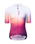 MONTON Kurzarm Fahrradtrikot - TWILIGHT LADY - Weiß/Rot