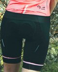 MONTON Fahrradshorts ohne Träger - COLOURWING LADY - Rosa/Schwarz