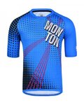 MONTON Kurzarm Fahrradtrikot - BANG MTB - Blau