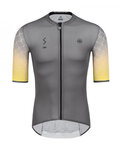 MONTON Kurzarm Fahrradtrikot - LIGHT - Grau/Gelb