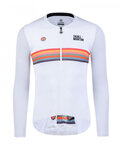 MONTON Langarm Fahrradtrikot für den Sommer - HOLIDAY SUMMER - Weiß