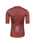 MONTON Kurzarm Radtrikot und Shorts - TRAVELER MAX - Schwarz/bordeaux