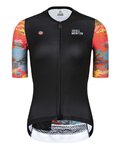 MONTON Kurzarm Fahrradtrikot - SKULL RAINBOW LADY - mehrfarbig/Schwarz