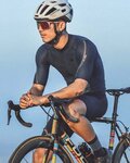 MONTON Kurzarm Fahrradtrikot - PRO CARBONFIBER - Blau