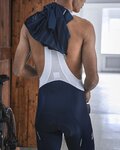 MONTON Kurze Fahrradhose mit Trägern - SKULL - Blau