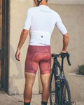 MONTON Kurze Fahrradhose mit Trägern - SKULL - Rot
