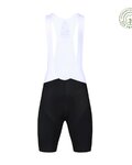 MONTON Kurze Fahrradhose mit Trägern - PRO SPEEDA - Schwarz