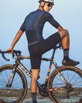 MONTON Kurze Fahrradhose mit Trägern - PRO SPEEDA - Blau