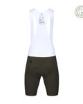 MONTON Kurze Fahrradhose mit Trägern - PRO SPEEDA  - Grün