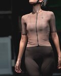 MONTON Kurze Fahrradhose mit Trägern - PRO SPEEDA LADY - Braun
