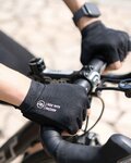 MONTON Fingerlose Fahrradhandschuhe - SUUTU - Schwarz