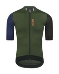 MONTON Kurzarm Fahrradtrikot - TRAVELER EVO - Schwarz/Grün/Blau