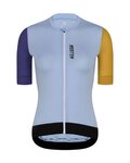 MONTON Kurzarm Fahrradtrikot - TRAVELER EVO LADY - Blau/Lila/Gelb