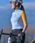 MONTON Kurzarm Fahrradtrikot - TRAVELER EVO LADY - Blau/Lila/Gelb