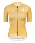 MONTON Kurzarm Fahrradtrikot - SKULL ZEUS LADY - Weiß/Gold